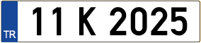 Truck License Plate